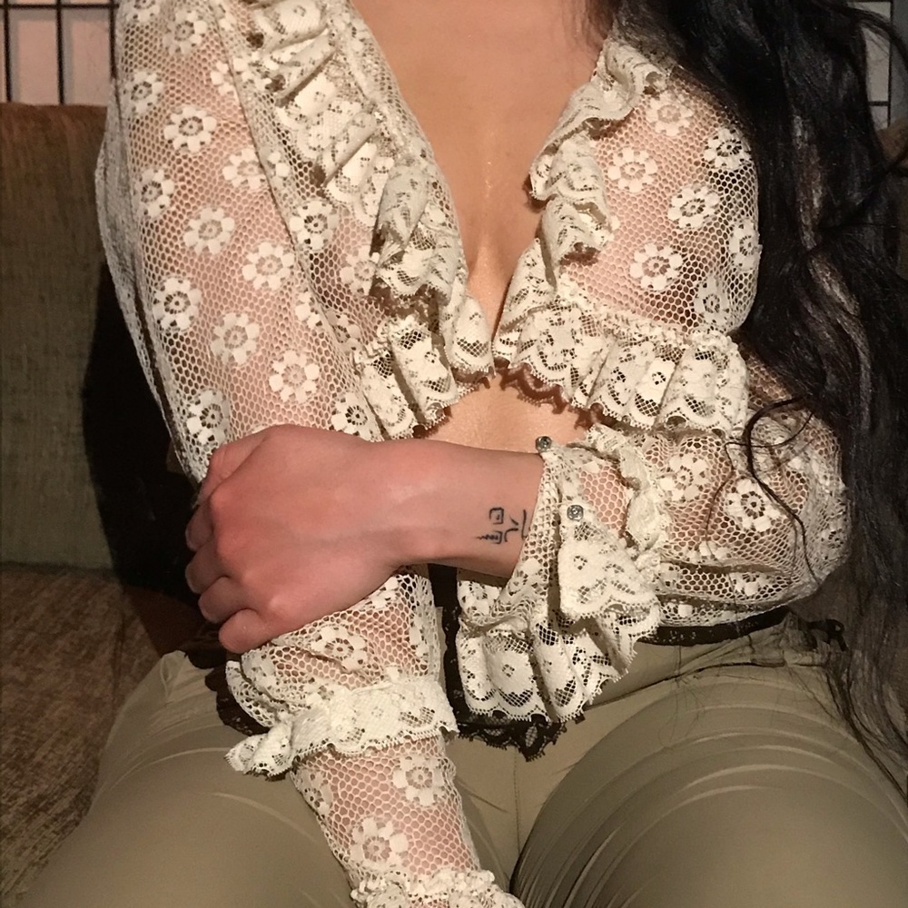 Vintage lace coverup